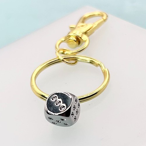 Contrasting dice pendant bag - contrasting,