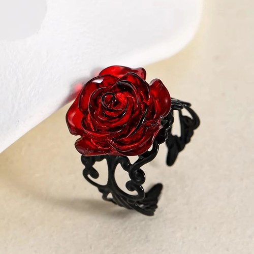 Punk gothic red - pc, rose