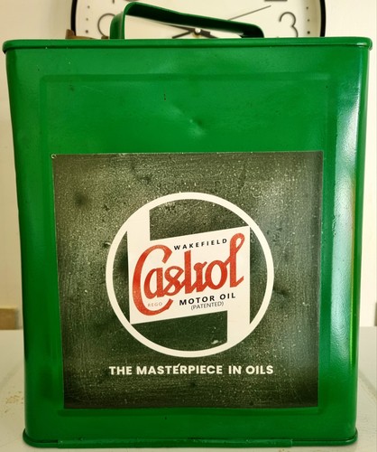 Vintage fuel can castrol - vintage, oil