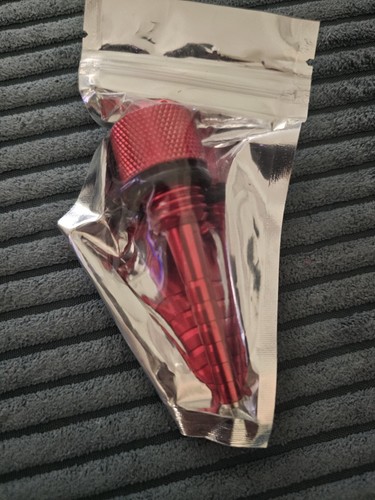 Magnetic oil dipstick red - oil,