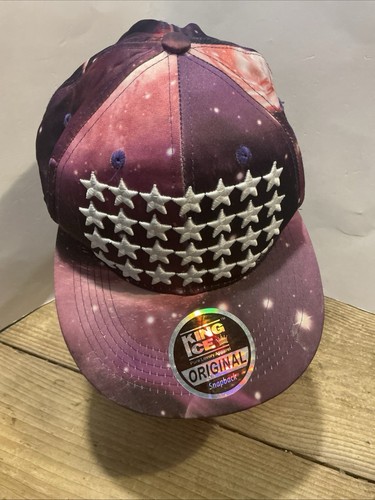 King ice galaxy snapback cap - galaxy,