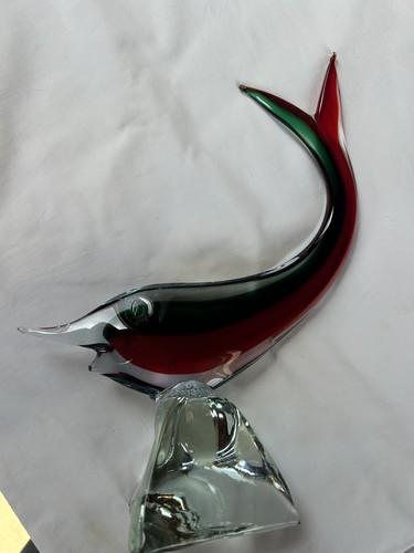 Murano glass dolphin 26 x - 35,
