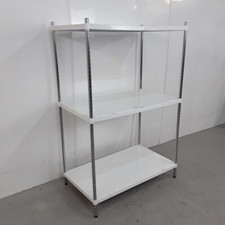 Epoxy White Shelving Rack Commercial Catering Kitchen Restaurant Craven