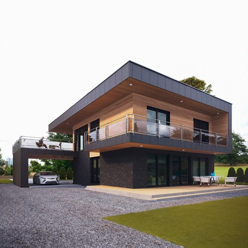 Prefab log cabin home kit - prefab,