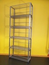 Modular Metal DVD PC Games Rack Horizontal Holds 19 Cases Stackable x 5 Racks