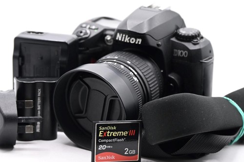 Nikon d100 dslr camera w - dslr,