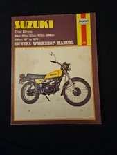 Suzuki Trial bike 89cc 97cc 123cc 183cc 246cc 396cc 1971-1979 service manual £15