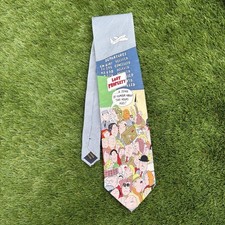 Vintage 100% Silk Tie - "Lost