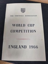 Original World Cup 1966 Tournament Programme REPRODUCTION football Association 