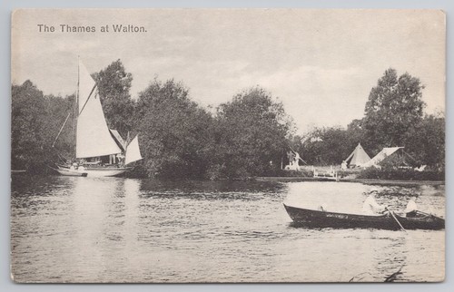 Walton thames river scene - thames,,