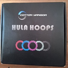 Hula Hoop Weighted Collapsible Fitness Waist Adjustable ABS Exercise Hoola