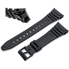 Watch Strap  Flexible Black