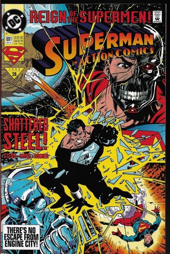 Action comics 691 back - action,