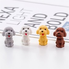 4 x Poodle Erasers Novelty