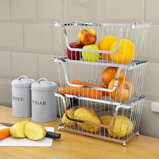 Chrome Stackable Metal Wire