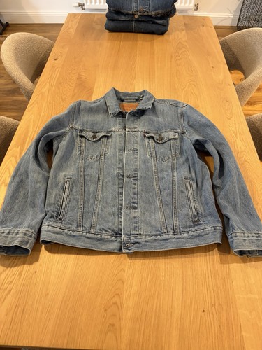 Mens levi denim jacket - jacket, size