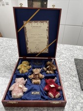 Steiff British Collectors UK Baby Bear Set, 1994-1998 Retired & very Collectable