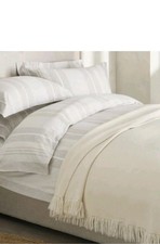 The White Company Merino Wool Throw. Artisan Weave. RRP £235