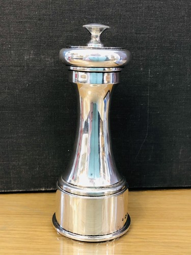 Sterling silver pepper - , grinder