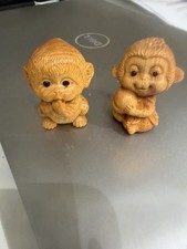 Pair Of Cheeky Worry Monkeys