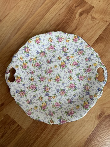 Vintage chintz pattern royal - chintz,