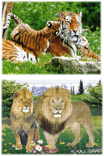 Rasehorn animal puzzle 70 - animal,