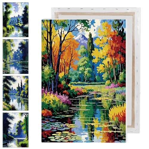 Water landscapes canvas - water,