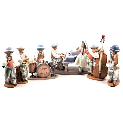 Lladro jazz band figures - jazz,
