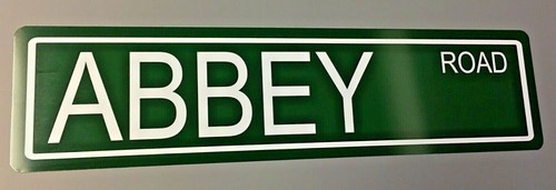 Abbey road metal - metal, sign