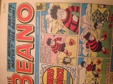 the beano comic  no 2290 June 7th 1986 box e 