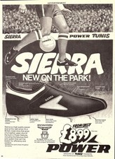 1979 Advert POWER Sportshoes 'SIERRA' Football Boots Vintage Original Print Ad