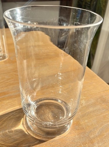 10x hurricane vases clear - 10x,