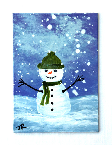 Original aceo art card - original,