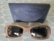 Chloe  brown frame sunglasses. With case.