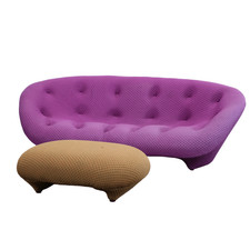 Ligne Roset High Back Magenta