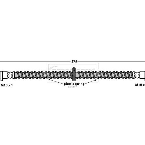 Borg beck brake - borg, bbh7597