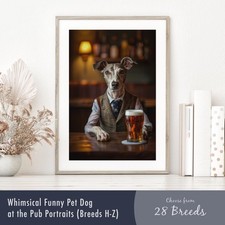 Smartly Dressed Dog at the Pub