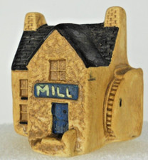 Philip Laureston Ceramic Miniature Building Façade Vintage "Mill" UK#701 England