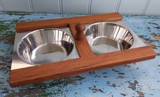 Vintage MCM Condiment/Relish etc Serving Tray Sweden. Stainless Steel/Wood VGC
