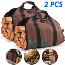2PC Heavy Duty Canvas Firewood
