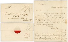 Scotland 1839 letter robertson - scotland,