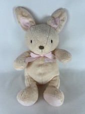 Carters Beige Bunny pink bow