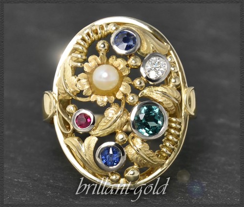 Vintage vegetable ring - vintage,