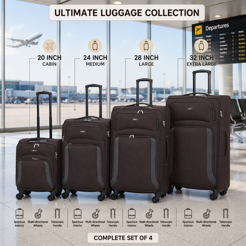 Pcs luggage set - 4,