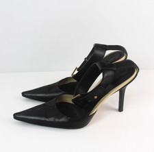 Gucci Women's Ankle Strap Heels Mid Height UK 3.5 / EU 36 1/2C (1013)