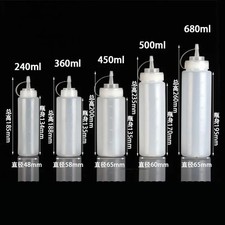 Clear Plastic Squeeze Bottles