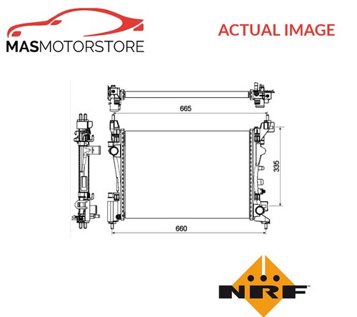 Engine cooling radiator - radiator, nrf