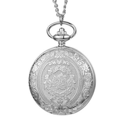 Vintage quartz silver pocket - quartz,