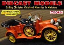 VINTAGE ORIGINAL CORGI CLASSICS 1910 DAIMLER TD38 TOURER 1:43 SCALE DIECAST CAR