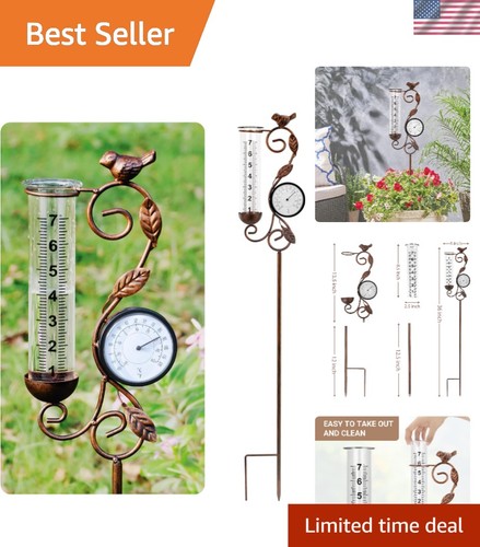 Garden rain gauge with - 32",